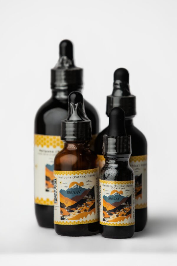 Assorted sizes of Melipona (Puthka) honey