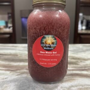 sea moss gel – hibiscus